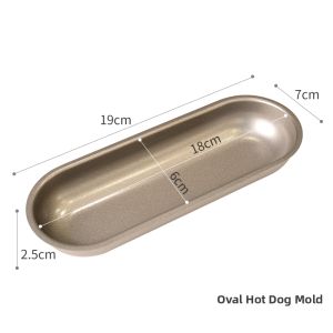 Walfos | Non-stick Hot Dog Sausage Bread Baking Mold
