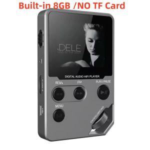 C5 8GB Lossless Bluetooth MP3 Music Player Zinc Alloy BodyRotary ControlsWireless ConnectionFM RadioVoice Recorder