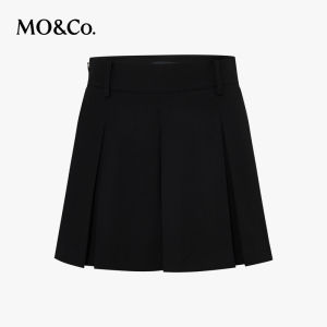 MO&Co. | Academic Style Skirt 3D Gusset Design Mid Low Waist