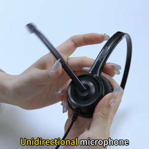 TP188 Wired Headset with Mic Noise Cancellation Headphone 3.5mm/USB 2.0 Stereo Business Headphones For Computer PC