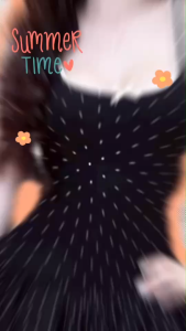 TW21766 เดรสสั้นลายจุด สายเดี่ยว กระโปรงบานสามชั้น ..