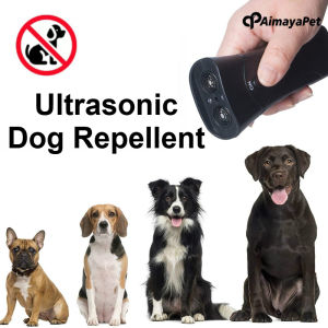 AP AIMAYAPET LED Ultrasonic Double Head Dog Repellent Double Horn Convenient Dog training Device Barking Dog Anti-barking Device