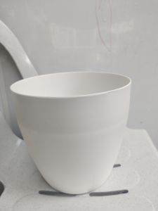 Pearlwave Yayamanin Pots for Plants White D8.5xH8 Inches No. 010 | Premium Classy Plastic Planter | Ideal for Gardening