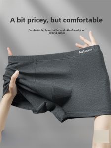 Miiow | Mens Cotton Underwear Briefs Boxer Shorts Breathable Comfortable Sporty Style Mid Waist Pure Cotton Innerwear For Men