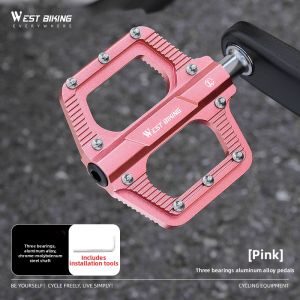West Biking | Lightweight Aluminum Non-slip Bicycle Pedals