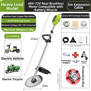 PUANGD | Electric Backpack Grass Trimmer High Power Brushless New