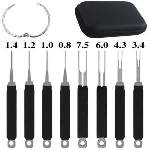 Car Terminal Removal Tool Kit Auto Wire Harness Pin Extractor Connector Puller Set W/ Storage Case for Auto Electrical Repair