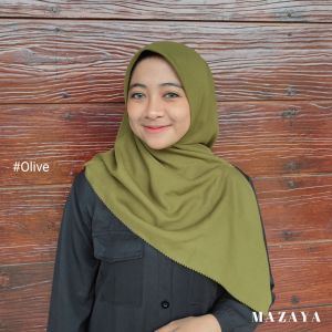 Mazaya Hijab Superfine Voal Sahara Premium - Olive