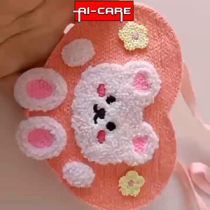 Pet Bib Dog Scarf Heart Shape Bear Saliva Towel Neck Decoration Puppy Bib Pet Collar Neck Accessories