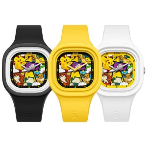 (With Box/43.5mm)100% Authentic Pokemon Watch for Kids Boys Girls Pikachu Quartz Watch Waterproof Watch Clear Luminous Scratch Resistant Birthday Gift for Kids Watch 8873 儿童手表女生防水男孩
