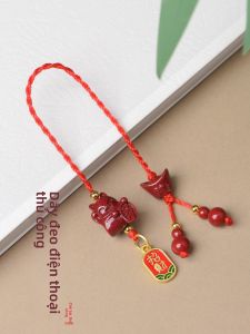 Dây Đeo Điện Thoại Mèo May Mắn Cao Cấp Dây Đeo USB Trang Trí Dây Đeo Điện Thoại Di Động Dây Đeo USB Dây Thừng Sáng Tạo Quà Tặng