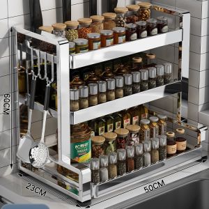 MOLORE | Multi-level Thickened Stainless Steel Kitchen Storage Rack