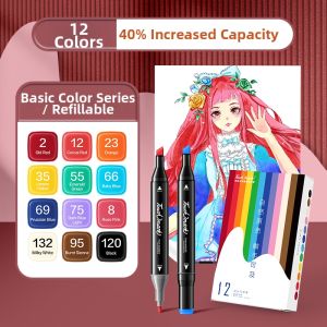Touch mark | Skin Tone Manga Drawing Markers Oil Based
