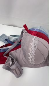 Soft Thin Padding Full Cup CD 38~44 Lace Wired Gather Push Up Bra / Baju Dalam Wanita Dawai Wired 3 Cangkuk [#3332 BEAUTY]