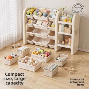 AOBIXIONG | Montessori Inspired Kids Bookshelf Storage Cabinet