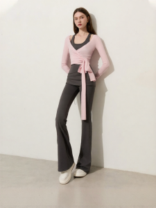 D-PLAY | Fashion Slim Fit Bow T-shirt Female