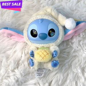 52TOYS | 2026*Stitch Eat Something Before Sleep Series Blind Box Plush Vinyl Toys Cute Doll Labu V3 Mystery Box Bag Pendant Decor Gift