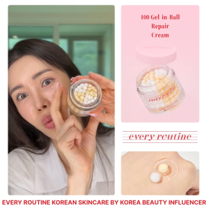 Every Routine 100 Gel-in-Ball Repair Cream 70 grams เอเวอรี่ รูทีน 100 เจล-อิน-บอล รีแพร์ ครีม K-Beauty ครีมแคปซูลบำรุงผิว Probiotic + Cica ฟื้นฟูเกราะผิว เติมน้ำ ผิวแข็งแรง