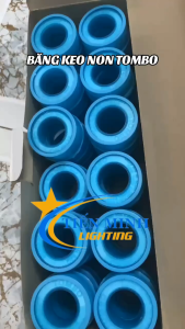 COMBO 5 CUỘN Băng keo non (keo tan) 1F2 x 5m/10mkeo lụa TOMBO quấn ron ống nước