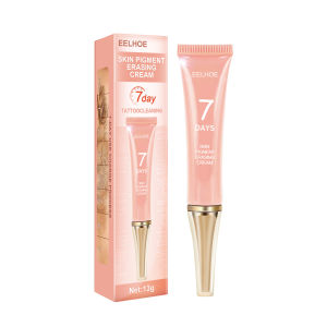 EELHOE Skin Pigment Erasing Cream Tubed Painless Tattoo Erase Cream Tattoo Cleaning Cream Painless Skin Gel Dilute Melanin Improve Pigmentation Brighten Skin And Care For Melanosis Beauty Clothes Fade Embroidery Pigment Precipitation Wash Cream