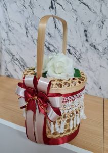 สังฆทานถวายพระ ชุดปิ่นโต ระบายตุ๊งติ๊ง