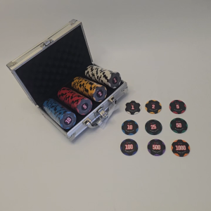 【Merlion Social Club】Casino Poker Chips Set / 3.4mm Thick 14g Heavy Chips / Singapore Style / Alu Case 【Ship Out 24Hrs】