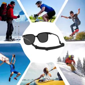 1-6pcs Eyeglass Anti-Loss Lanyard Sports Glasses Elastic Rope Chain For Kids Adult Glasses Elasticity Strap Retainer Cord Holder