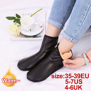 1 Pair Neutral Windproof Warm Outdoor Snow Socks Thickened Thick Autumn Winter Plush Soft Inside Comfortable Indoor Floor Socks