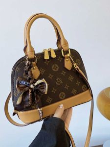 Trendy Shell Shaped Womens Bag Fashionable Summer Handbag Single Shoulder Crossbody Bag Versatile PU Leather Soft Bag