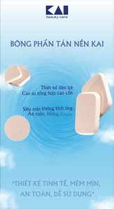 Bông Phấn Trang Điểm Kai KX-0214 ( 87386 - Màu Ngẫu Nhiên )