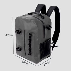 Waterproof Fishing Backpack with Rod Holder Swimming Diving Drafting Dry Boating Kayaking Canoeing Floating Bag Lure Tackle Bag