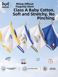 MiiOW | Antibacterial Cotton Boys Underwear Breathable Thin Briefs