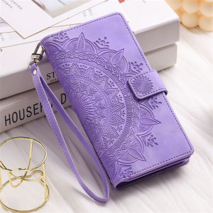 Leather Flip Case For Samsung Galaxy S26 S25 S23 S24 Ultra S22 S21 Plus S20 FE + Note 20 10 9 Card Wallet Embossing Phone Bag