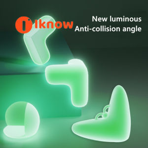 I know New luminous anti-collision corner transparent anti-collision corner protector soft bag corner of coffee table furniture silicone tape protection 10 PCS