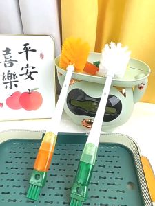 feeding bottle brush 5-in-1cleaning bottle for baby baby bottle cleaner Bottle Cleaning Brush  Long Handle Cup Brush