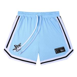 Veidoorn | Summer Loose American Style Training Shorts Mens Running Mesh Sport Pants