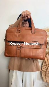KYPSO Monarch Tas Kerja Kulit Pria Selempang Laptop Tas Kantor Sling Bag Messenger Leather Briefcase