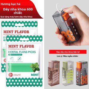 Que Tăm Nha Khoa Dùng Một Lần Vị Bạc Hà Gói 50/300/600 - Hộp Tăm Tiện Lợi Cần Thiết Cho Việc Chăm Sóc Răng Miệng Khi Di Chuyển