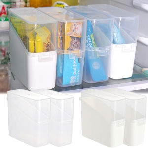 Creative Snap-on Refrigerator Food Storage Box Fresh Keeping Case with Lid for Cheese Coffee Spice Tea Bag Fridge Side Door Sorting Container Kitchen Organizer Accessories