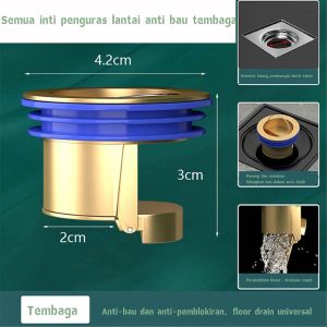 Katup Penutup Saluran Air / Saluran pembuangan lantai anti bau / Colander One Way Valve