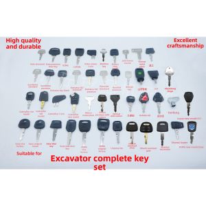 Ignition Key Full Set for Hitachi Liugong Sanxi Dalian Liling Leifeng Excavator New Model Accessories over Science
