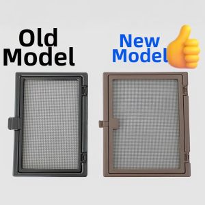 Self-Adhesive Mosquito-Resistant Window Screen Small Window Accessory with Handle for Single Purchase Installation