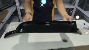 CPO RAIN VISOR RAPTOR F-150 2009-2014 BLACK 1.8MM (11691)