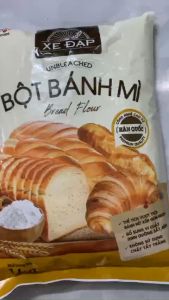 Bột mì số 13 hiệu Xe Đạp loại 1kg bột làm bánh mì cao cấp giàu dinh dưỡng không chất bảo quản