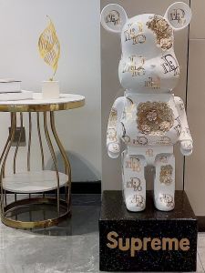 Modern Minimalist Large Size Standing Cartoon Bear Money Box Living Room TV Cabinet Decorative Accessories Creative Home Decorations