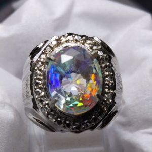 Cincin Batu Akik kalimaya Cutting Tersedia Ring Tanam dan Cakar