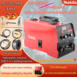 MIG/TIG/MMA-380 3-in-1 MAKITA Welding Machine HD Digital Display Portable Inverter Welding Machine