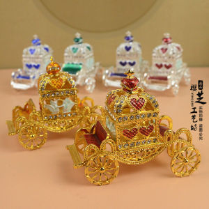 Hộp Đựng Đồ Trang Sức Kiểu Châu Âu Hình Ô Tô Bí Ngô Hộp Đựng Nhẫn Dân Tộc Thiểu Số Xinjiang Hộp Đựng Đồ Trang Trí Bàn