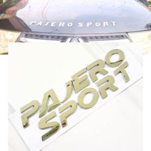 Emblem Kap Mesin Mobil Pajero Sport Logo Pajero Engine Hood Crom