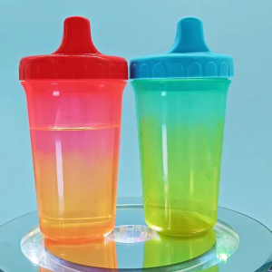 300ml/10.15oz baby water cup/donkey-style sippy cup/child beverage cup/food-grade baby drinking cup